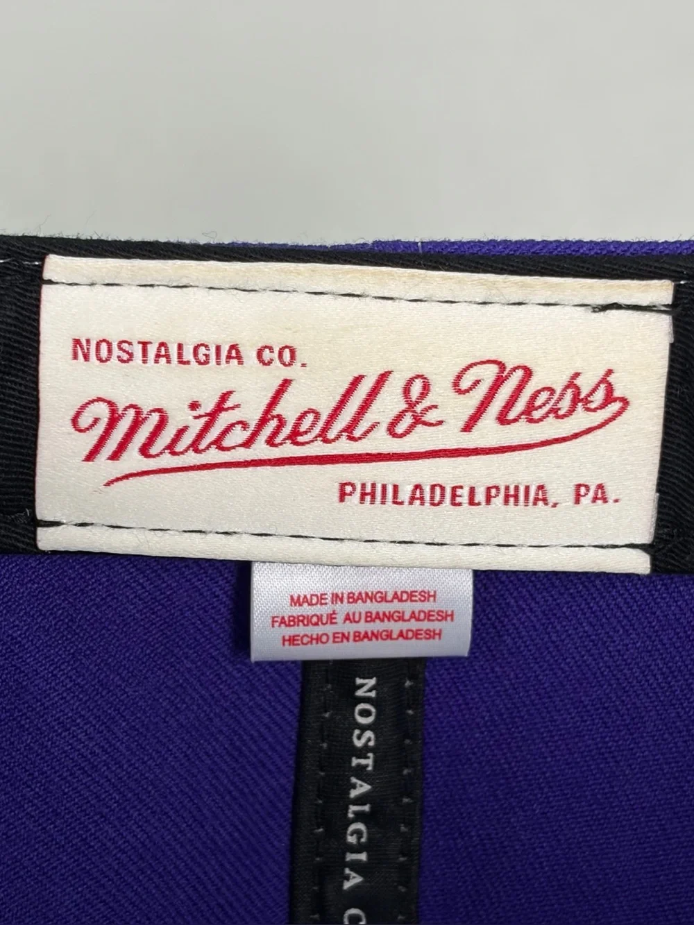 Charlotte Hornets Mitchell & Ness Hardwood Classics Hat Snapback Retro NBA Block - Picture 11 of 12